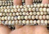 COP1561 15.5 inches 6mm round matte African opal beads