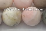 COP1716 15.5 inches 16mm faceted round natural pink opal beads