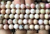 COP1917 15 inches 8mm round natural pink opal beads wholesale