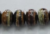 COP205 15.5 inches 12*18mm rondelle natural brown opal gemstone beads