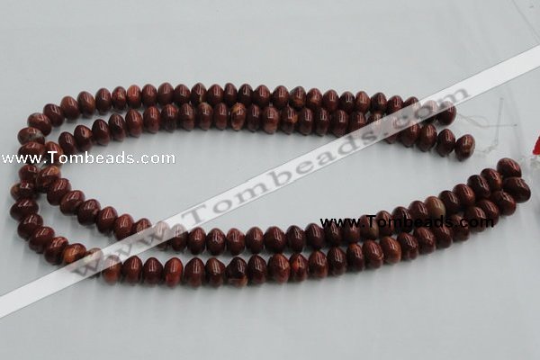 COP520 15.5 inches 7*12mm rondelle red opal gemstone beads wholesale