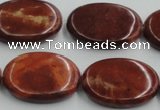 COP524 15.5 inches 22*30mm oval red opal gemstone beads wholesale