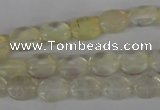 COV41 15.5 inches 8*10mm oval watermelon yellow beads wholesale