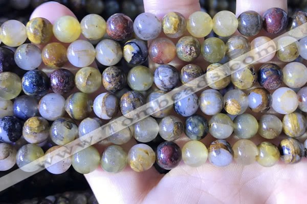 CPB1023 15.5 inches 7mm round natural pietersite beads