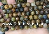 CPB1068 15.5 inches 10mm faceted round natural pietersite beads