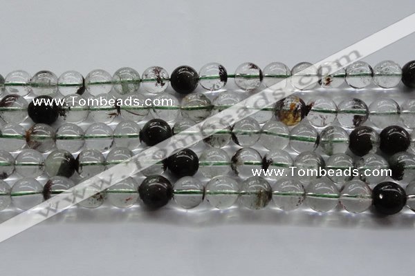 CPC04 15.5 inches 10mm round green phantom quartz beads wholesale