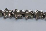 CPY658 15.5 inches 12*12mm star pyrite gemstone beads