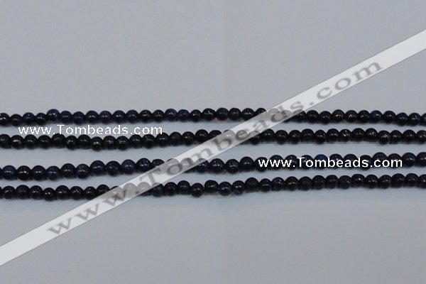CPY770 15.5 inches 4mm round pyrite gemstone beads wholesale