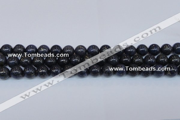 CPY775 15.5 inches 14mm round pyrite gemstone beads wholesale