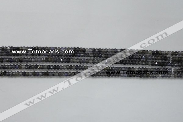 CRB117 15.5 inches 3*5mm faceted rondelle kyanite beads