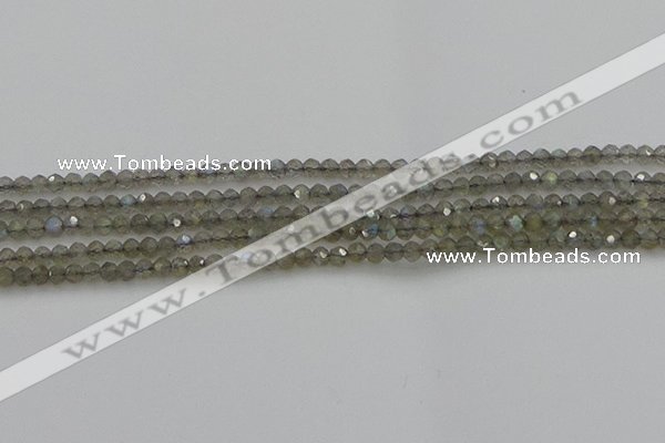 CRB1202 15.5 inches 3*4mm faceted rondelle labradorite beads