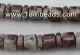 CRB137 15.5 inches 6*12mm & 10*12mm rondelle artistic jasper beads