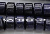 CRB186 15.5 inches 10*16mm rondelle blue dumortierite beads