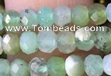 CRB2259 15.5 inches 3*5mm faceted rondelle Australia chrysoprase beads