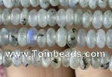 CRB4001 15.5 inches 2.5*4.5mm rondelle labradorite beads wholesale