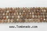 CRB5657 15.5 inches 6*10mm-7*11mm faceted rondelle moonstone beads wholesale