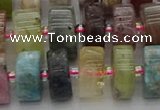 CRB674 15.5 inches 7*14mm tyre mixed gemstone beads wholesale