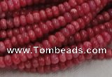 CRC05 16 inches 4*6mm rondell rhodochrosite gemstone beads wholesale