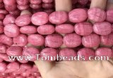 CRC1063 15.5 inches 13*18mm oval rhodochrosite beads wholesale