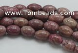 CRC65 15.5 inches 8*12mm rice rhodochrosite gemstone beads