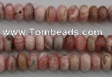 CRC752 15.5 inches 4*6mm rondelle rhodochrosite beads wholesale