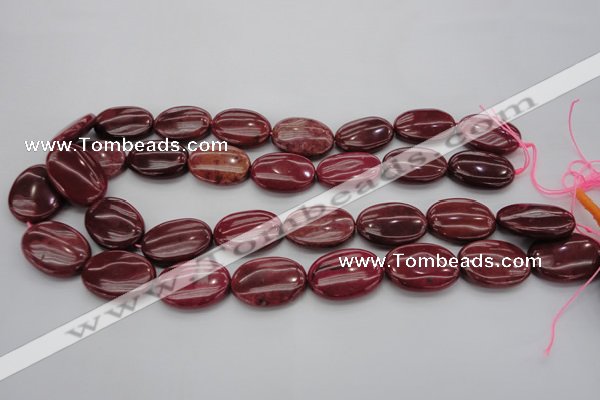 CRC835 15.5 inches 18*25mm oval Brazilian rhodochrosite beads