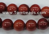 CRE28 15.5 inches 12mm round red jasper gemstone beads wholesale