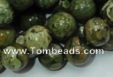 CRH112 15.5 inches 12mm round rhyolite beads wholesale