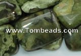CRH28 15.5 inches 22*30mm rectangle rhyolite beads wholesale