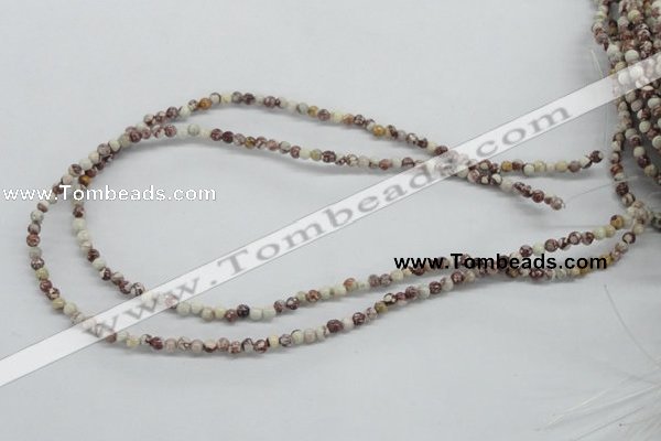 CRM11 15.5 inches 4mm round red mud jasper beads wholesale