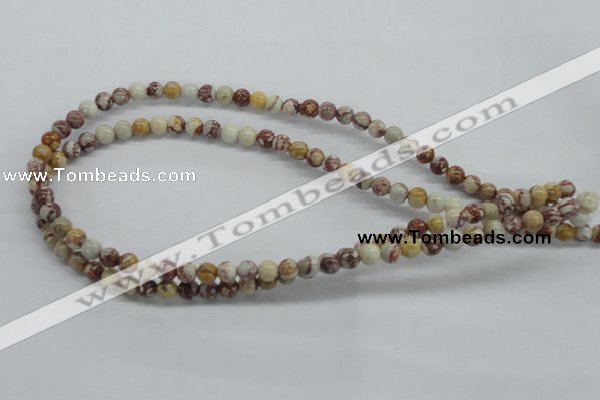 CRM12 15.5 inches 6mm round red mud jasper beads wholesale