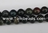 CRO141 15.5 inches 8mm round bloodstone beads wholesale