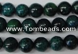 CRO223 15.5 inches 10mm round dyed chrysocolla beads wholesale