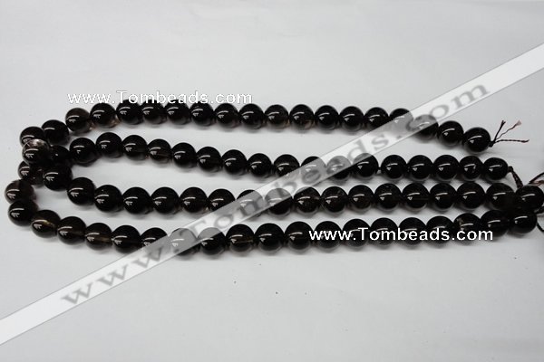 CRO233 15.5 inches 10mm round smoky quartz beads wholesale