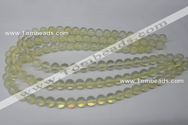 CRO252 15.5 inches 10mm round watermelon yellow beads wholesale