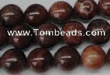 CRO296 15.5 inches 12mm round red picture jasper beads wholesale