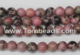CRO51 15.5 inches 6mm round rhodonite gemstone beads wholesale