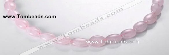 CRQ01 A grade 10*14mm oval natural rose quartz beads wholesale