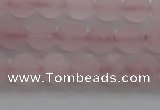 CRQ181 15.5 inches 6mm round matte rose quartz beads wholesale