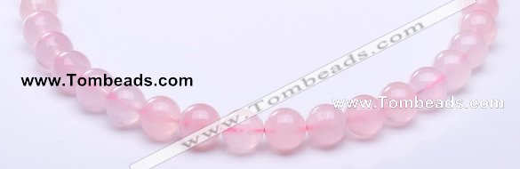 CRQ26 15.5 inches 6mm round natural rose quartz beads Wholesale