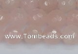 CRQ291 15.5 inches 10mm faceted round rose quartz gemstone beads