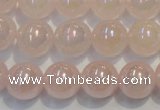 CRQ505 15.5 inches 14mm round AB-color rose quartz beads