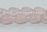 CRQ64 15.5 inches 10*14mm teardrop natural rose quartz beads wholesale