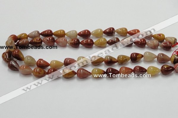 CRS06 15.5 inches 10*15mm teardrop rainbow stone beads wholesale