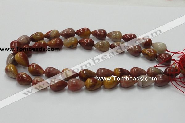 CRS07 15.5 inches 13*18mm teardrop rainbow stone beads wholesale
