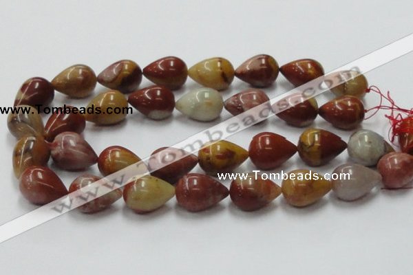 CRS08 15.5 inches 18*25mm teardrop rainbow stone beads wholesale