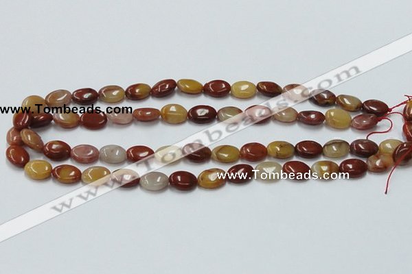 CRS16 15.5 inches 10*14mm oval rainbow stone beads wholesale