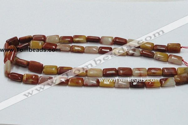 CRS20 15.5 inches 10*15mm rectangle rainbow stone beads wholesale