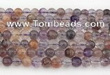 CRU1010 15.5 inches 6mm round mixed rutilated quartz beads