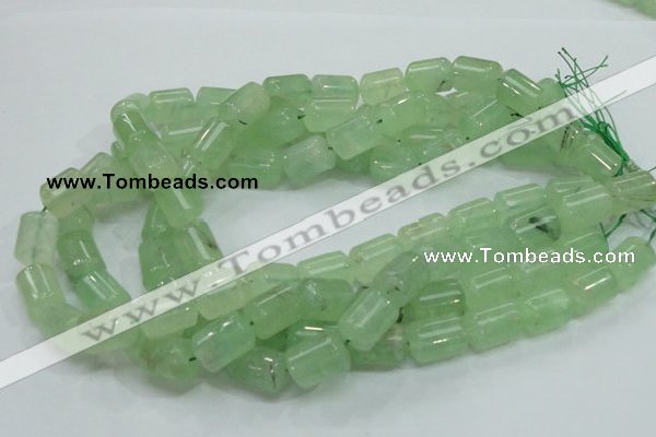 CRU134 15.5 inches 12*17mm column green rutilated quartz beads